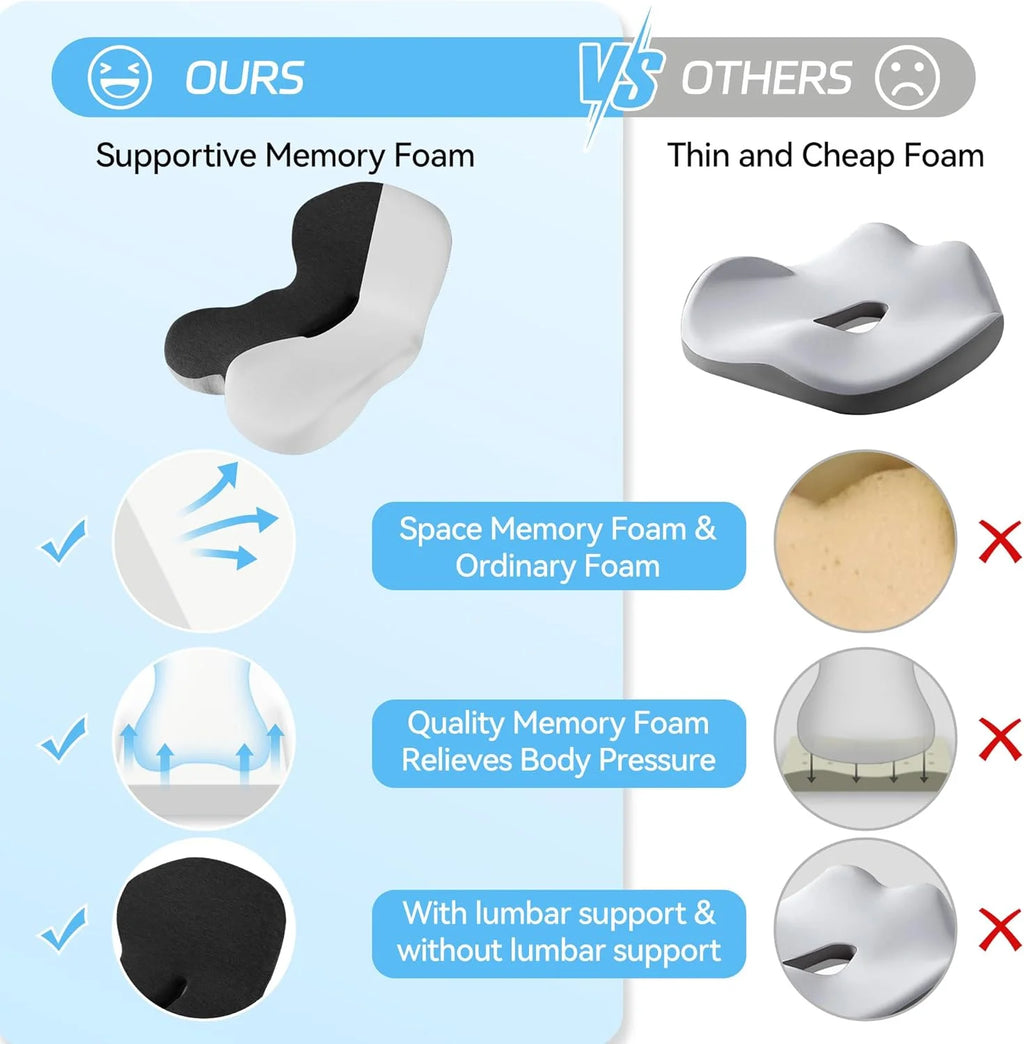 CloudRest™ – Lumbar & Seat Comfort Pillow